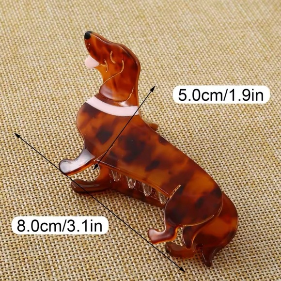 Acrylic New Cute Puppy Hair Clip Claw - Picture 4 of 4